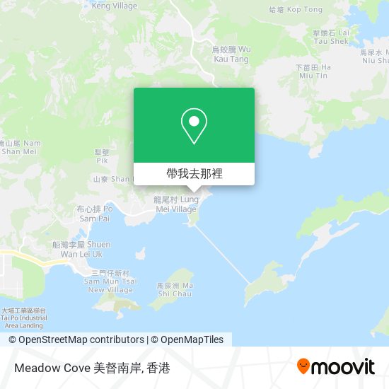 Meadow Cove 美督南岸地圖