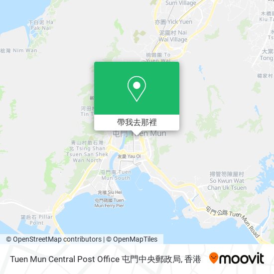 Tuen Mun Central Post Office 屯門中央郵政局地圖