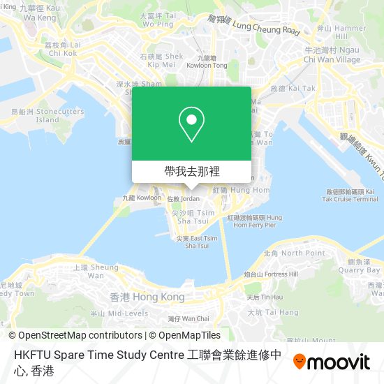 HKFTU Spare Time Study Centre 工聯會業餘進修中心地圖