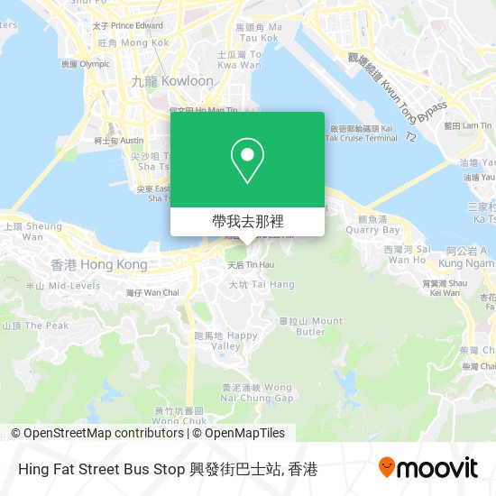 Hing Fat Street Bus Stop 興發街巴士站地圖