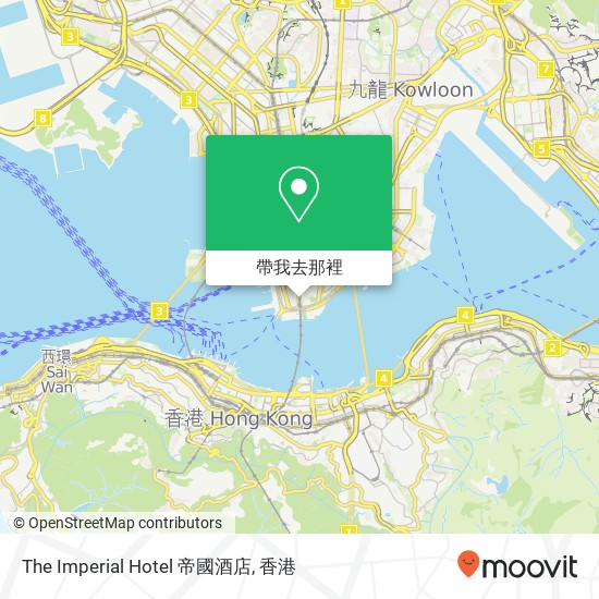 The Imperial Hotel 帝國酒店地圖