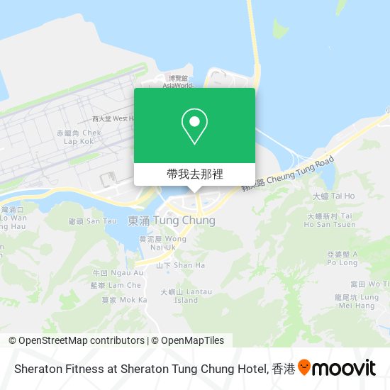 Sheraton Fitness at Sheraton Tung Chung Hotel地圖