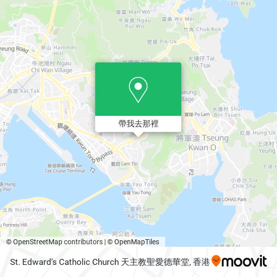 St. Edward's Catholic Church 天主教聖愛德華堂地圖