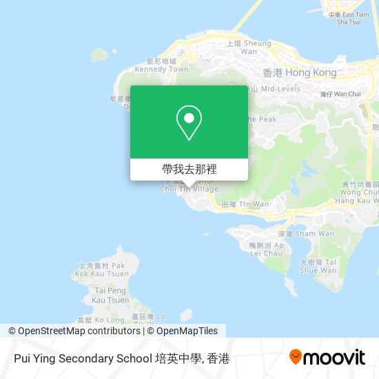 Pui Ying Secondary School 培英中學地圖