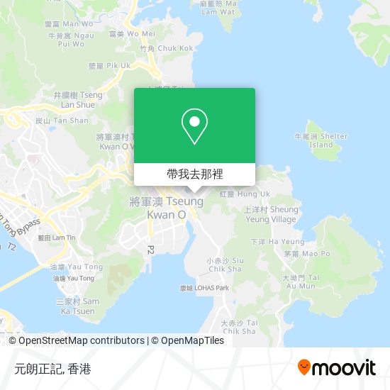 元朗正記地圖