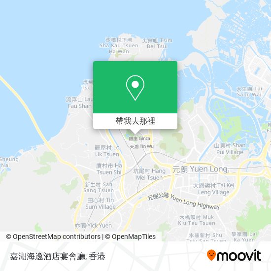 嘉湖海逸酒店宴會廳地圖