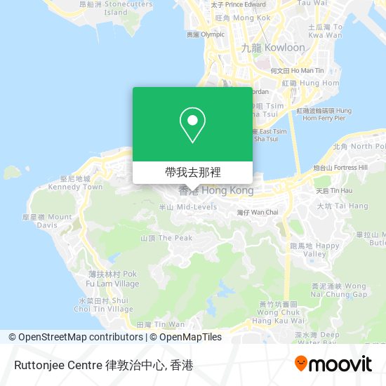 Ruttonjee Centre 律敦治中心地圖