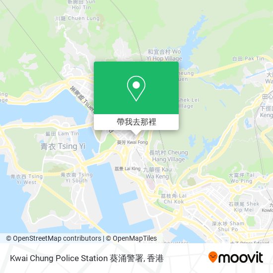 Kwai Chung Police Station 葵涌警署地圖