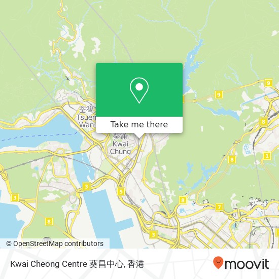 Kwai Cheong Centre 葵昌中心地圖