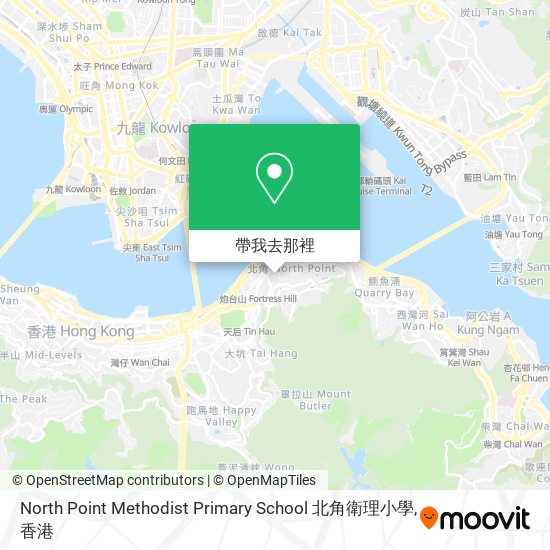 North Point Methodist Primary School 北角衛理小學地圖