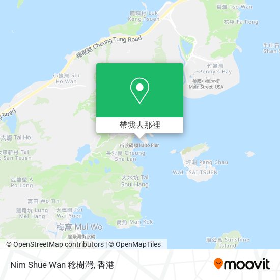 Nim Shue Wan 稔樹灣地圖
