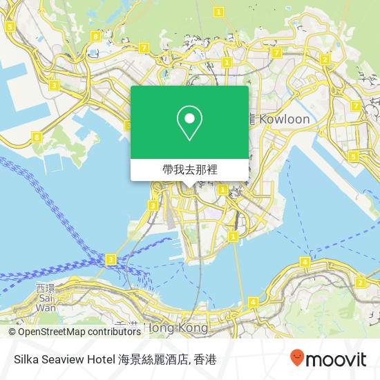 Silka Seaview Hotel 海景絲麗酒店地圖