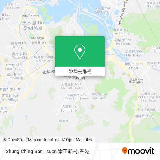 Shung Ching San Tsuen 崇正新村地圖