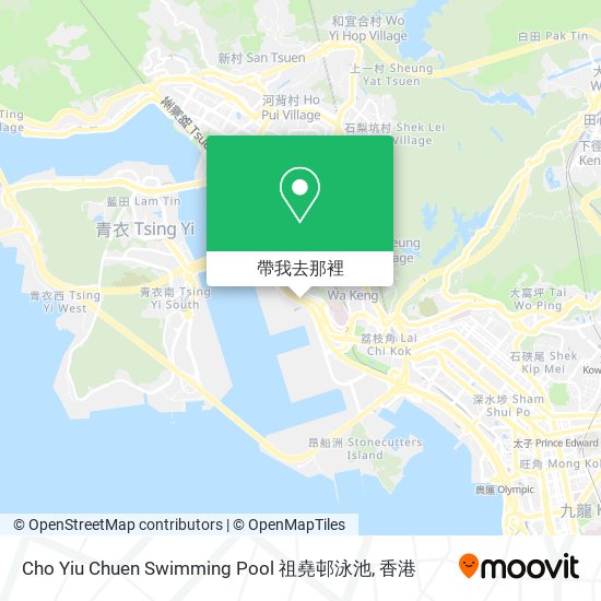 Cho Yiu Chuen Swimming Pool 祖堯邨泳池地圖