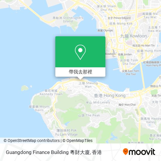 Guangdong Finance Building 粵財大廈地圖