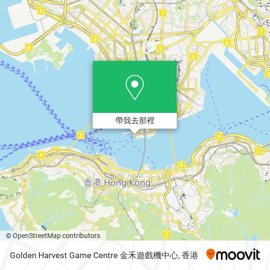 Golden Harvest Game Centre 金禾遊戲機中心地圖