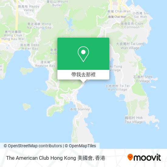 The American Club Hong Kong 美國會地圖