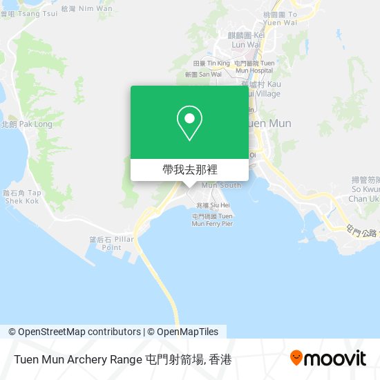 Tuen Mun Archery Range 屯門射箭場地圖