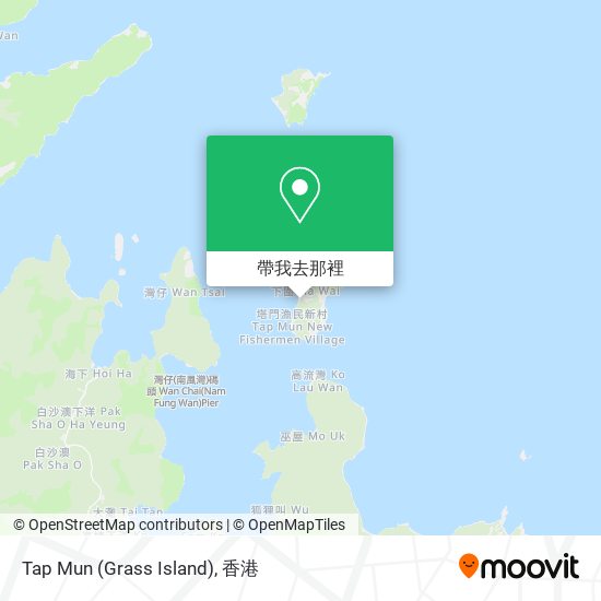 Tap Mun (Grass Island)地圖