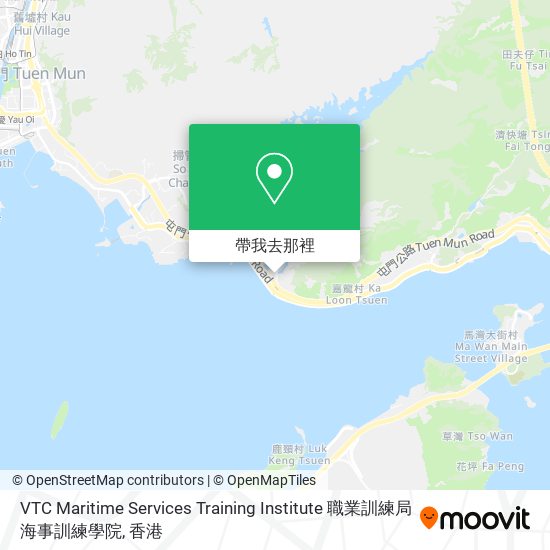VTC Maritime Services Training Institute 職業訓練局海事訓練學院地圖