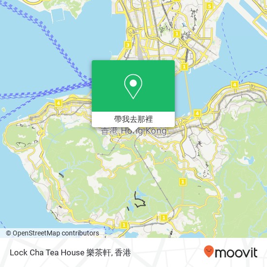 Lock Cha Tea House 樂茶軒地圖