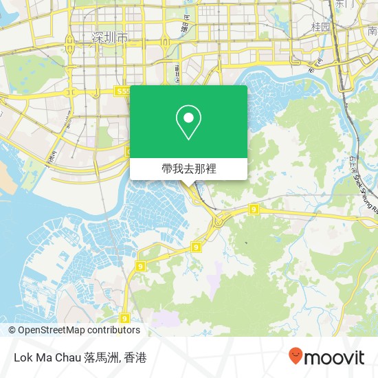 Lok Ma Chau 落馬洲地圖