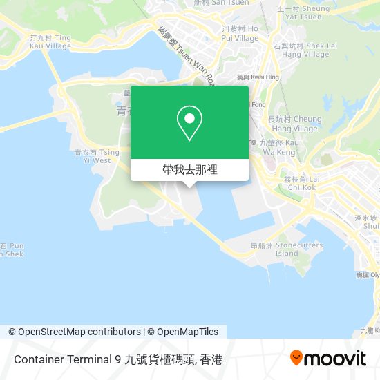 Container Terminal 9 九號貨櫃碼頭地圖