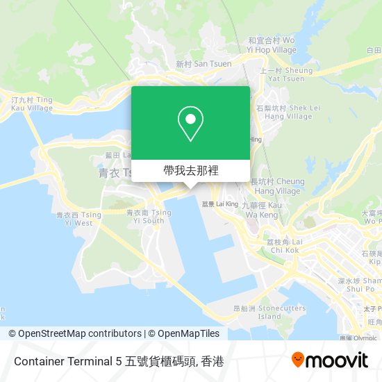 Container Terminal 5 五號貨櫃碼頭地圖