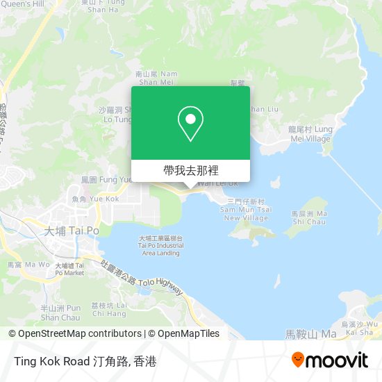 Ting Kok Road 汀角路地圖