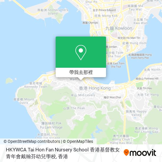 HKYWCA Tai Hon Fan Nursery School 香港基督教女青年會戴翰芬幼兒學校地圖