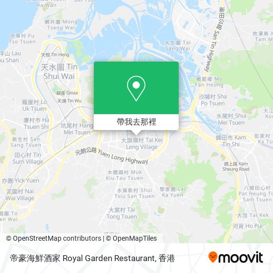 帝豪海鮮酒家 Royal Garden Restaurant地圖