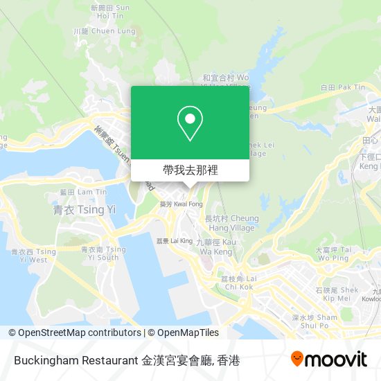 Buckingham Restaurant 金漢宮宴會廳地圖
