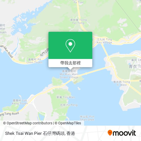 Shek Tsai Wan Pier 石仔灣碼頭地圖