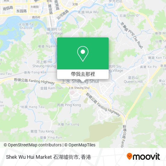 Shek Wu Hui Market 石湖墟街市地圖