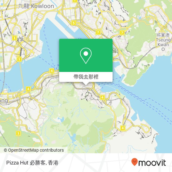 Pizza Hut 必勝客地圖
