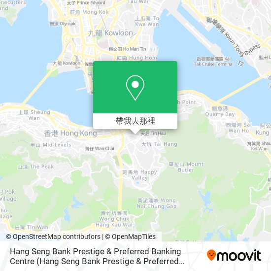 Hang Seng Bank Prestige & Preferred Banking Centre地圖