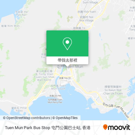 Tuen Mun Park Bus Stop 屯門公園巴士站地圖