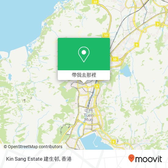 Kin Sang Estate 建生邨地圖