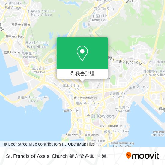 St. Francis of Assisi Church 聖方濟各堂地圖