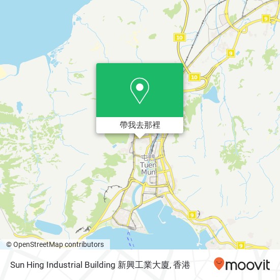 Sun Hing Industrial Building 新興工業大廈地圖
