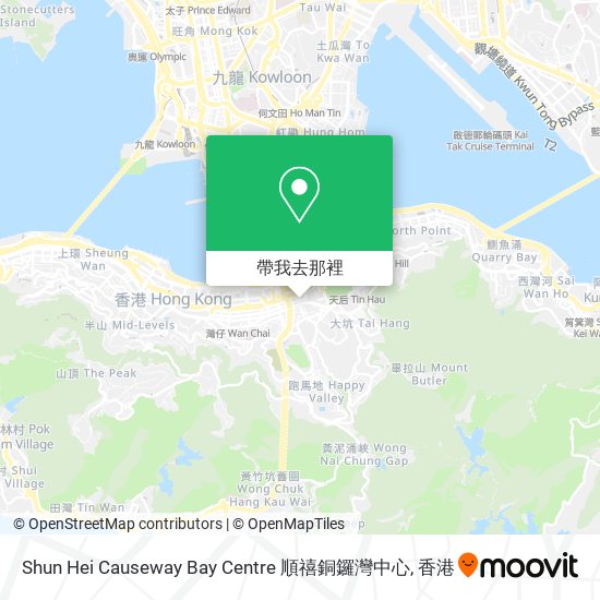 Shun Hei Causeway Bay Centre 順禧銅鑼灣中心地圖