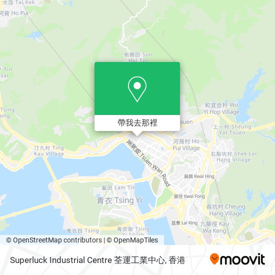 Superluck Industrial Centre 荃運工業中心地圖