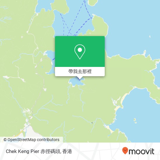 Chek Keng Pier 赤徑碼頭地圖