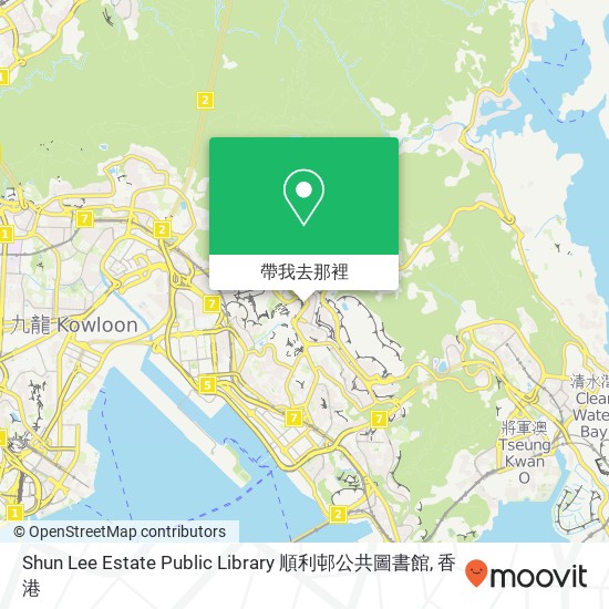 Shun Lee Estate Public Library 順利邨公共圖書館地圖