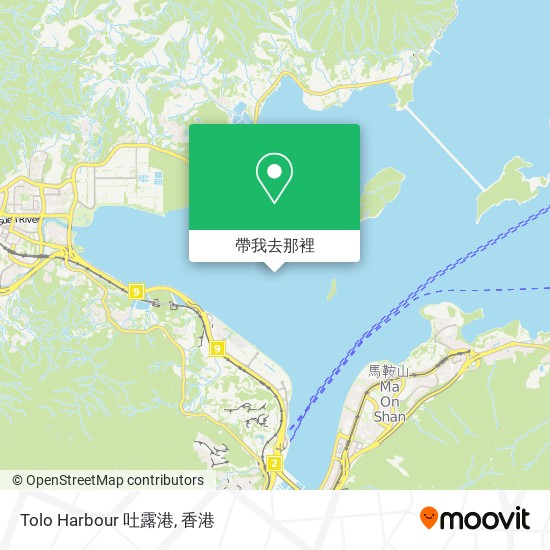 Tolo Harbour 吐露港地圖