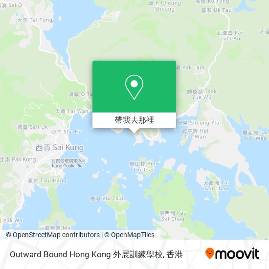 Outward Bound Hong Kong 外展訓練學校地圖