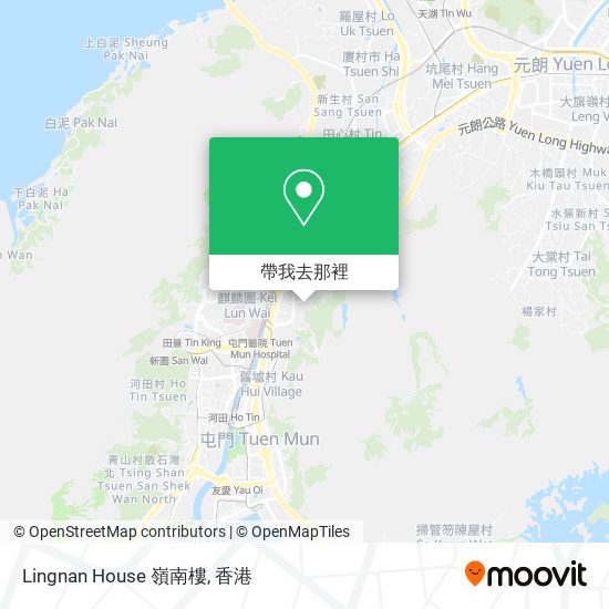 Lingnan House 嶺南樓地圖