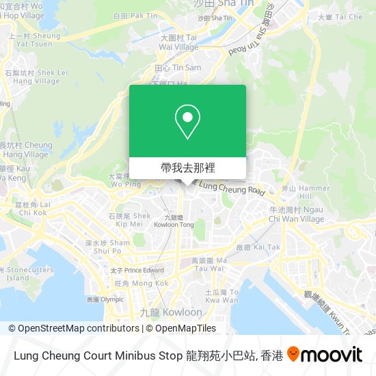 Lung Cheung Court Minibus Stop 龍翔苑小巴站地圖