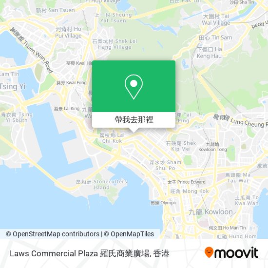 Laws Commercial Plaza 羅氏商業廣場地圖