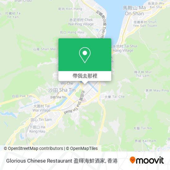 Glorious Chinese Restaurant 盈暉海鮮酒家地圖